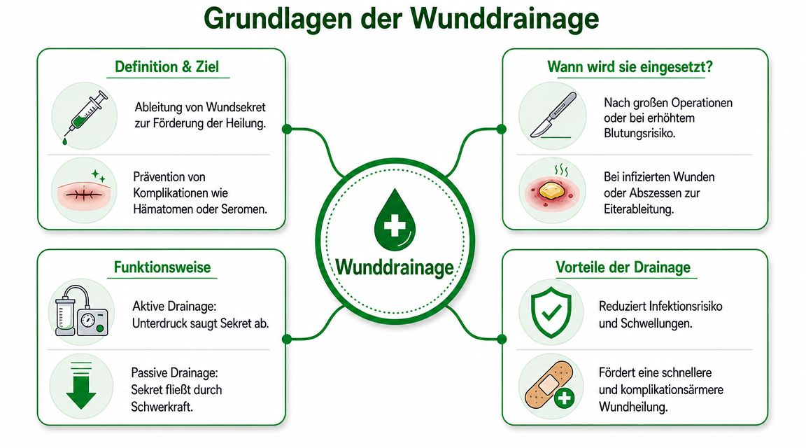 Grundlagen: Was ist eine Wunddrainage und wann wird sie gebraucht?