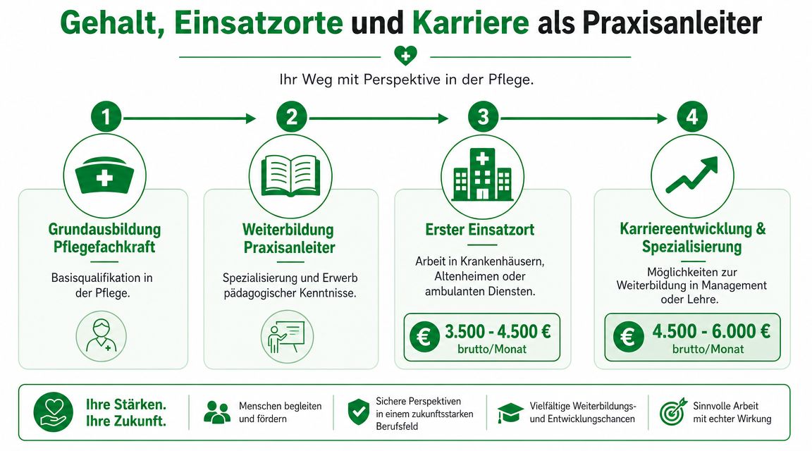 Gehalt, Einsatzorte und Karriere als Praxisanleiter